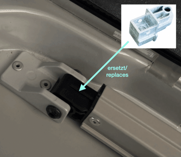 Reparaturset Scharnier Bett Hubdach passend für VW T5 T6 T6.1 California – Bild 2